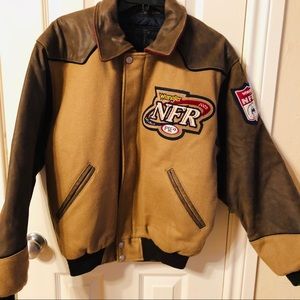 Wrangler NFR 2002 Contestant Jacket Brown & Tan